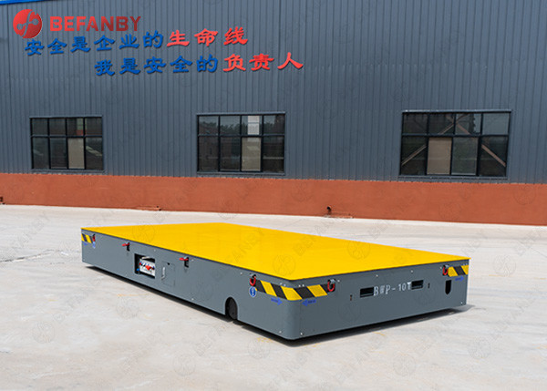 Buy Safety Sensors Control Battery Railless Material Transfer Trolley at wholesale prices