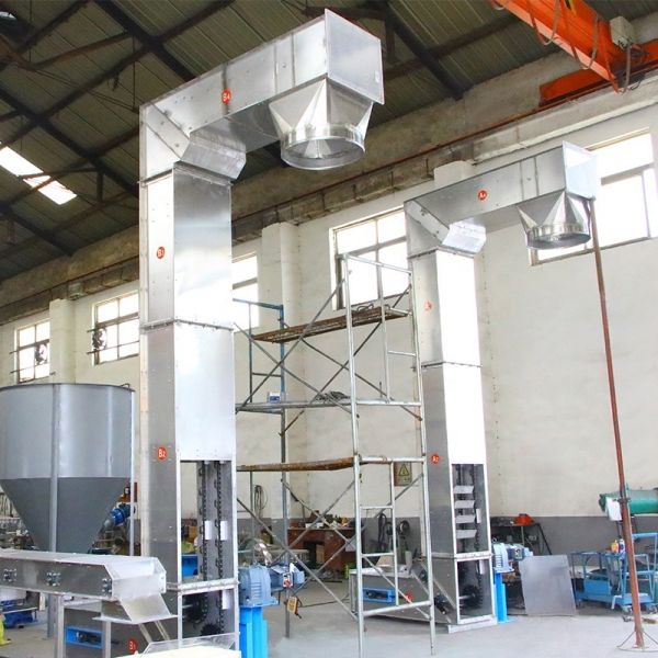 OEM Custom Food Grade Stainless Steel Z Type Bucket Elevator Chain Conveyor