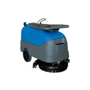 22L PE Walk Behind Floor Scrubber Compact Design Multifunction