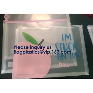 Pp Button Closure Document Bag Clear File Pocket Folder,Envelope Packaging Bag