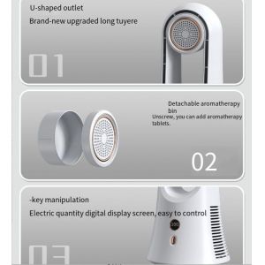 English Operating Language USB Powered Desktop Fan Large Wind Aromatherapy