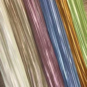 Miyake Satin Striped Crepe Woven Fabric 55 Inch