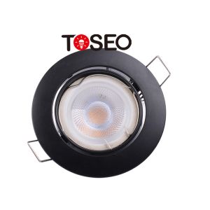 Die Casting Aluminum Gu10 Recessed Downlights Fixtures Adjustable Round