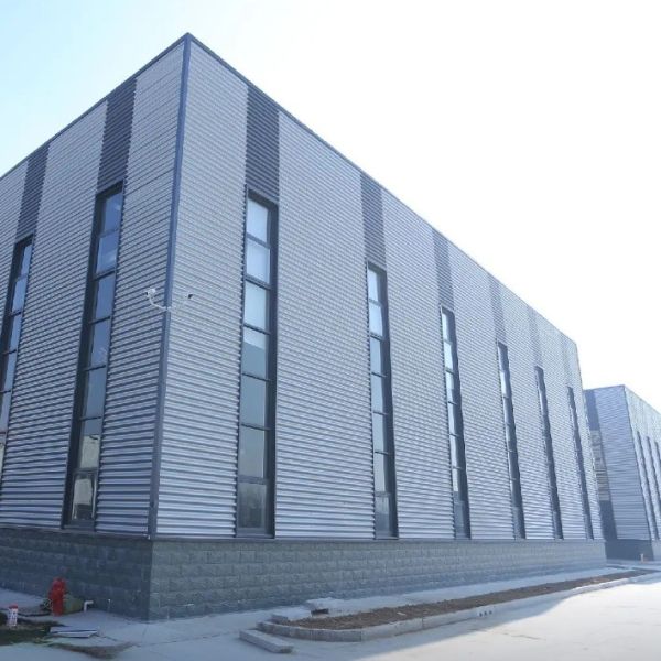 Buy Prefabricated galvanized anti-corrosion metal frame steel structure industrial modular workshop at wholesale prices