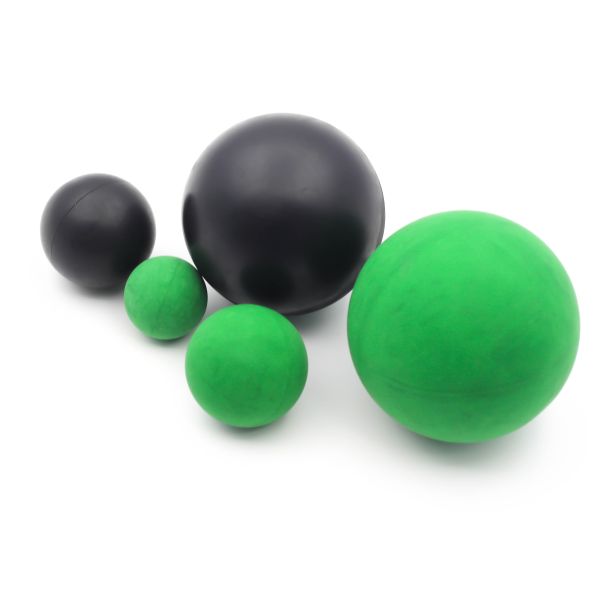 NSF61 FVMQ EPDM Rubber Balls Customized Rubber Products Green
