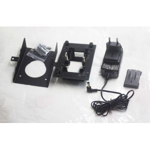 Black Android Wall Mounted Touch Tablet With POE, NFC Reader, LED Light Bar For