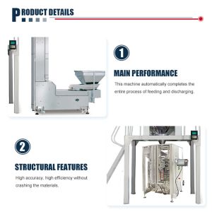 Computer Control Snack Food Packing Forming Vertical Continuous Filling Pouch