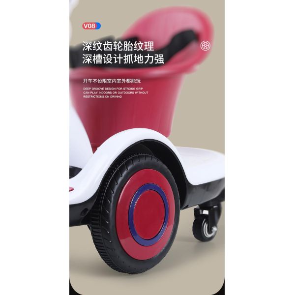 Electric Ride-On Car for Kids Max Loading 30kg Plastic Baby Balance Car Carriage Toys