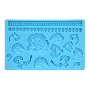 Flower Silicone Baking Utensils Cake Making Furniture Lace Silicone Fondant