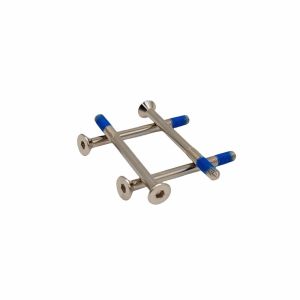 Customization Of Hexagonal Adhesive Screws 316L Stainless Steel With Blue