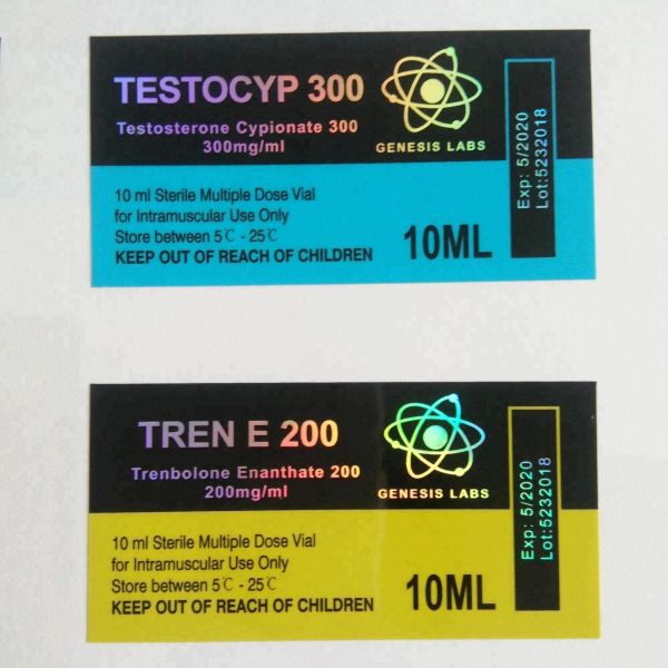 OEM Printing PET Pharmaceutical 10ml Glass Vial Labels