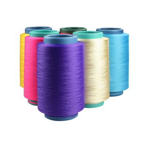 Dyed Color Polyester DTY Yarn , Low Elastic Polyester Texturised Yarn 150D / 48F