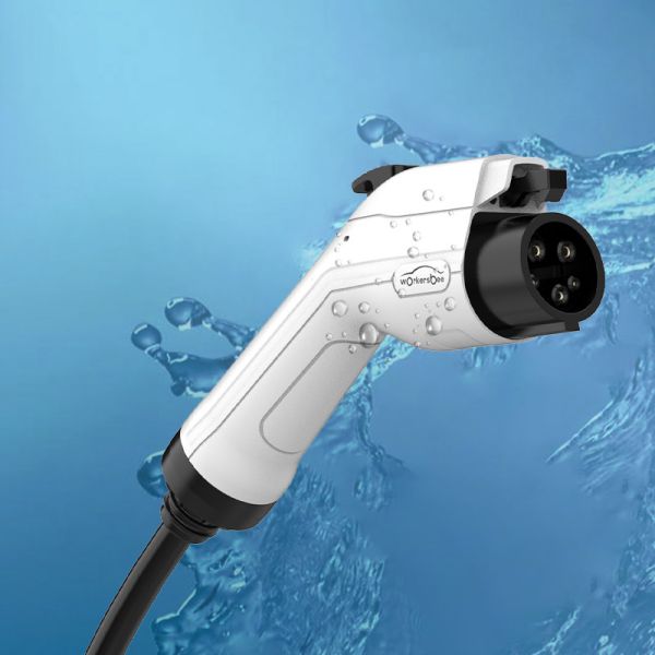 Buy 3 Phase 32Amp EV Charger Gun 22kW TPU EV Charging Extension Cable at wholesale prices