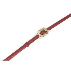 1.2cm Rhinestone Decorative Ladies Belt