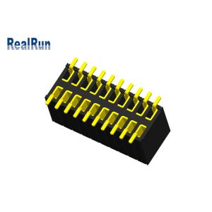 PA6T LCP Female Header Connector 20P PBT Au 1μ" H5.7 Fireproof