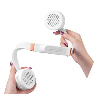 Quality 4000mAh 4W Wearable Neck Air Conditioner Bladeless Travel Handheld Fan for sale