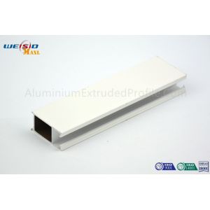6 Meters Length White Powder Coating Aluminium Profiles Window Frames