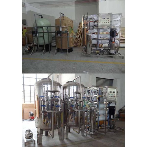 Fiber Glass / Stainless Steel Water Purification Equipment , 5000LPH RO Water Treatment Plant