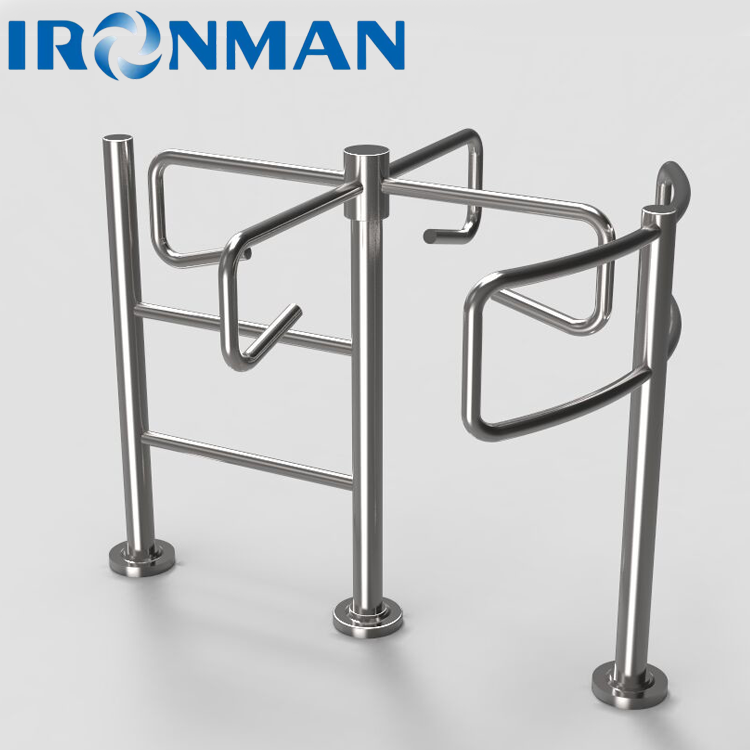 China Manual Swing Pedestrian Turnstile Gate Stainless Steel With CE Approval on sale