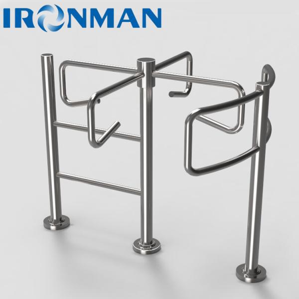 Buy Manual Swing Pedestrian Turnstile Gate Stainless Steel With CE Approval at wholesale prices
