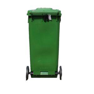 plastic sanitary outdoor dustbin with logo