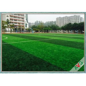 Quality Monofilament PE Football Artificial Turf Anti - UV Soccer Synthetic Grass for sale