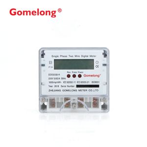 2022 New DDS5558 Single Phase Two Wire Electricity Energy Meter