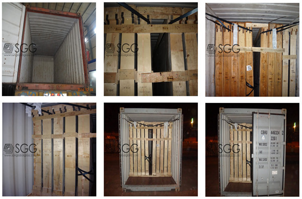 6mm/ 8mm green clear tempered glass