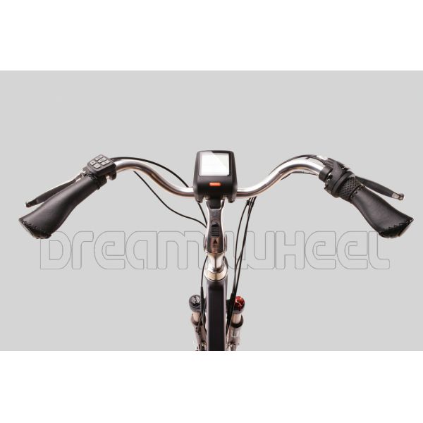 28km/H Electric Urban Bikes 36V 350W Middle Gear Motor Aluminum Frame