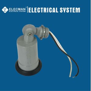 Aluminum Weatherproof Lamp Holder Outdoor Lampholder With External Sealing