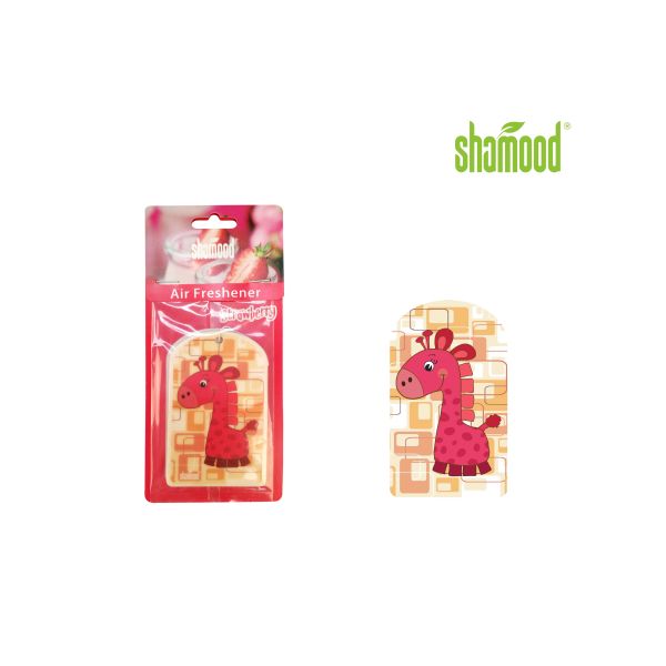 Buy Animal Giraffe Thick Paper Air Freshener Strawberry Fragrance Eco - Friendly at wholesale prices