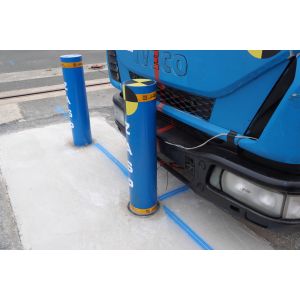 2mm Thickness Retractable Bollards with Long-Lasting Security and Customizable