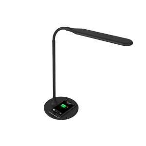15W Adjustable Wireless LED Table Lamp , LED Flexible Desk Lamp With Usb