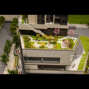 Architectural Miniatures Shenzhen Talents Housing Group- 1:100 Yunpan Residence
