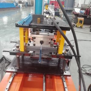 Quality 0.6mm Stainless Steel Glass Sliding Door U Channel Roll Forming Machine for sale