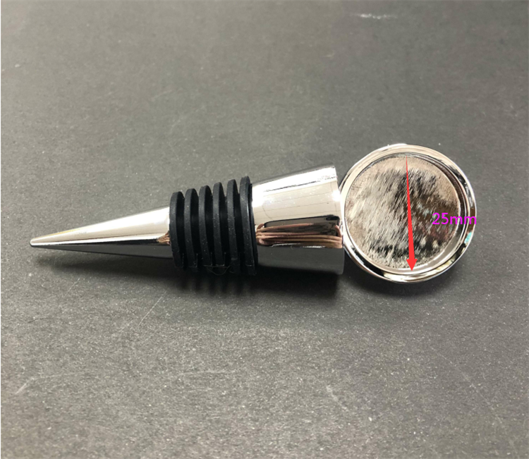 Hot Sale Fashion Personality Stainless Steel Bar Accessories Metal Red Wine Bottle Stopper