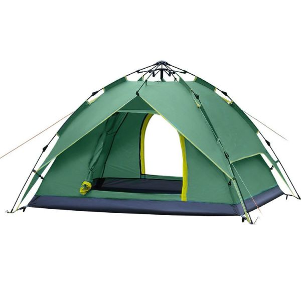 Buy Fiberglass Pole ISO9001 210x180cm Outdoor Camping Tent at wholesale prices