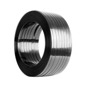 Black Steel PP PET Strap Plastic Packaging Strip 1910 Embossed Tape