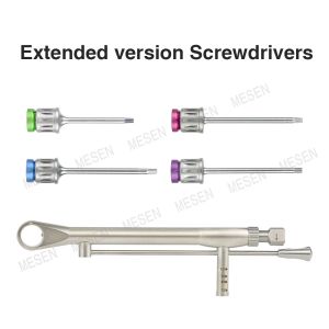 Dental Extended Version Implant Screwdrivers Universal Prosthetic Kit 30mm 37mm