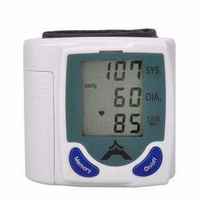 2016 Home Automatic Wrist digital lcd blood pressure monitor portable Tonometer