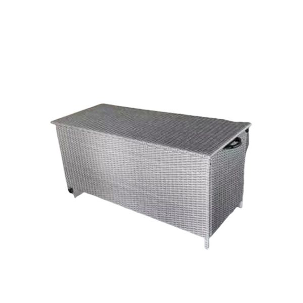 Home Indoor And Outdoor Garden Space Cushion Trunk Furniture Rattan Storage Box Outdoor Woven Rattan Waterproof