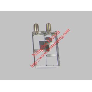 Quality two f connector with shield for sale