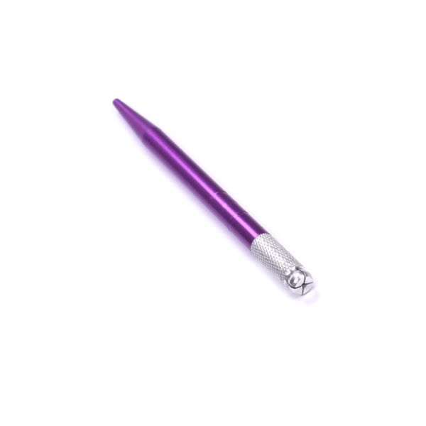 Fashionable Purple color Professional Aluminum Microblading Manual Pen for Permanent Make Up