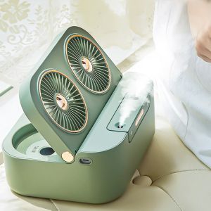 3 Speed 10W 5V 2000mAh Water Spray Table Fan Rechargeable