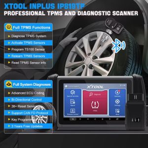 XTOOL InPlus IP819TP TPMS Programming Scanner Bluetooth Car Diagnostic Tools ECU