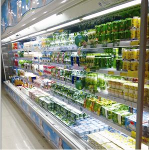 Quality Experienced Custom Supermarket Projects With Island Freezer / Meat Counter for sale