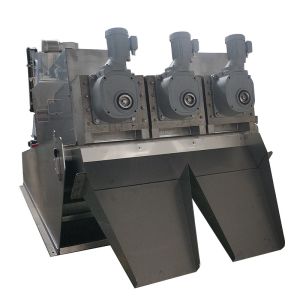 Screw Press Sludge Dewatering Wastewater Treatment For Industrial Pollution