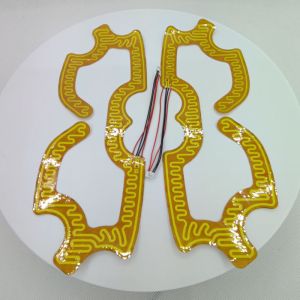 Polyimide Copper Flexible Heating Elements High Temperature Resistant Customized