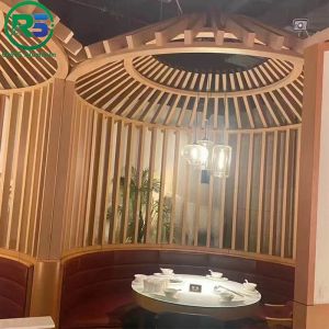 Environmental Friendly Linear Suspended Metal Ceiling 0.9mm White Aluminum