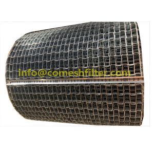 Stainless Steel Weave Flat Wire Comb Honeycomb Conveyor Belt for Washing Drying